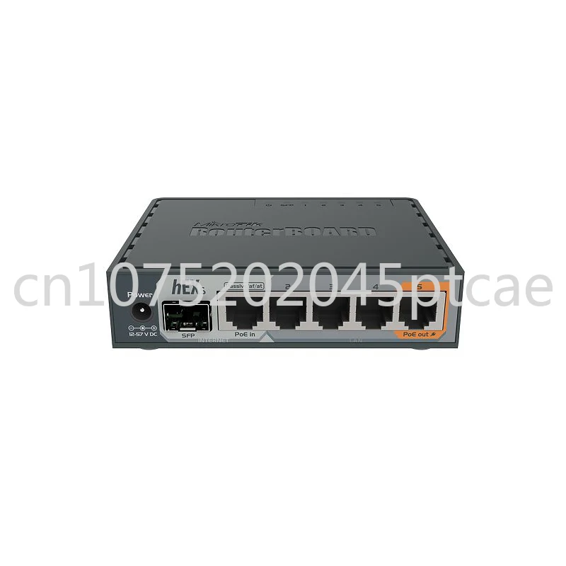 

Маршрутизатор RB760iGS HEX S ROS Gigabit Ethernet с портом 1xSFP, портами 5x1 0/100 Мбит/с,