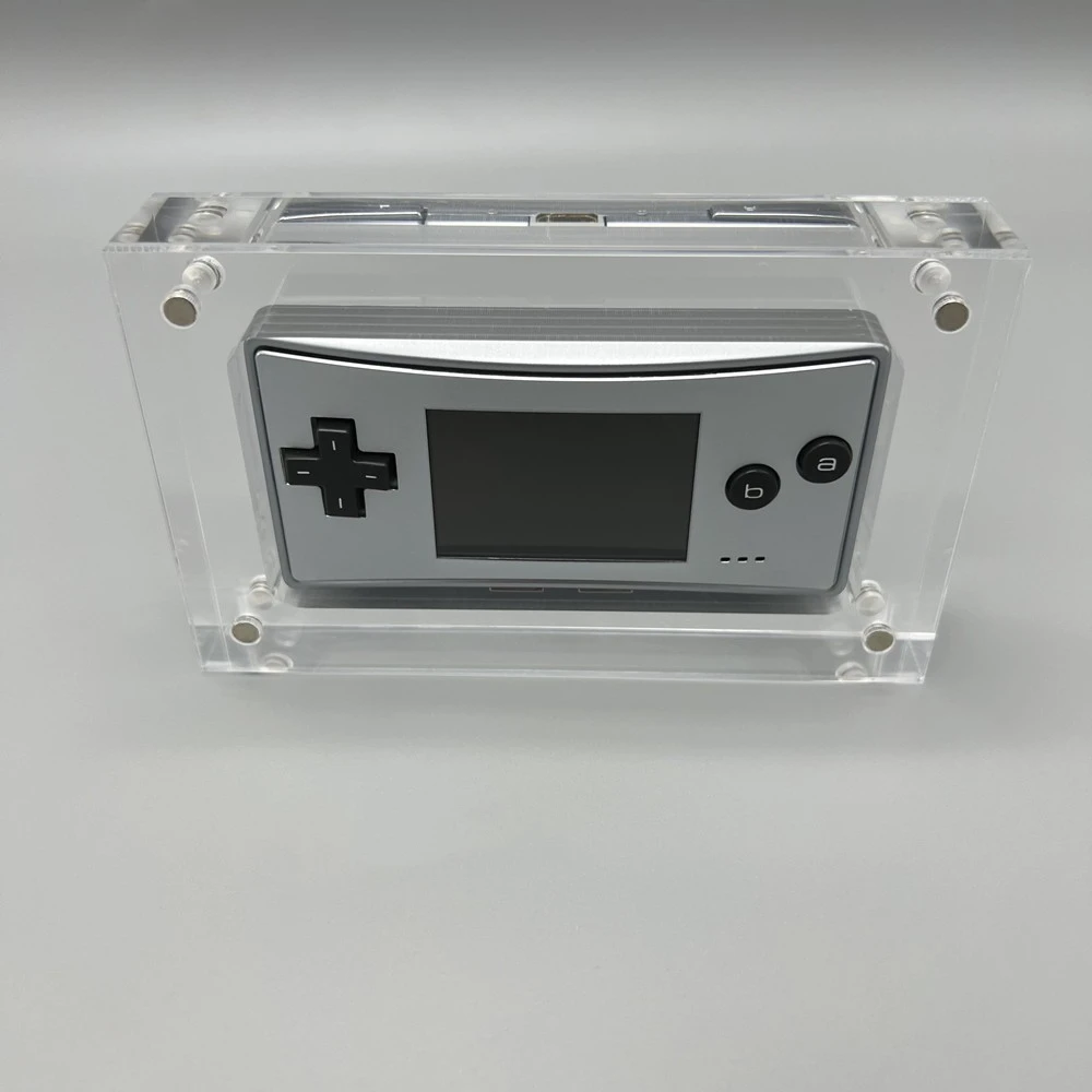 Custodia Protettiva In Acrilico Per Nintendo Gbm Game Boy Micro Console Trasparente Collect Box Shell Clear Display Case