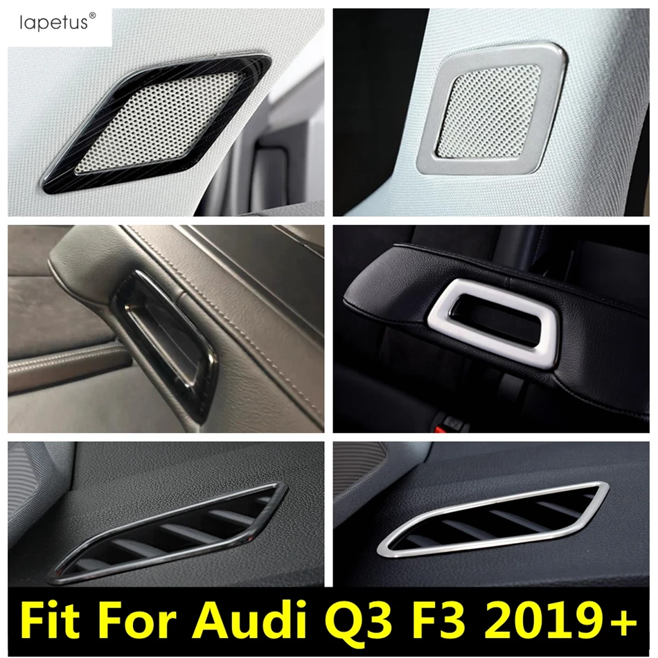 

Dashboard Air AC Vent / Pillar A Speaker / Rear Armrest Box Sequin Cover Trim For Audi Q3 F3 2019 - 2023 Accessories Interior