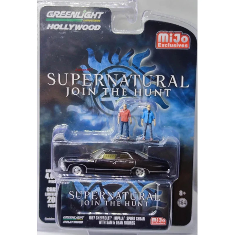 【激レア】supernatural Green Light Greenlight 1:64 Supernatural 1967 Chevrolet's Impala Sport Sedan