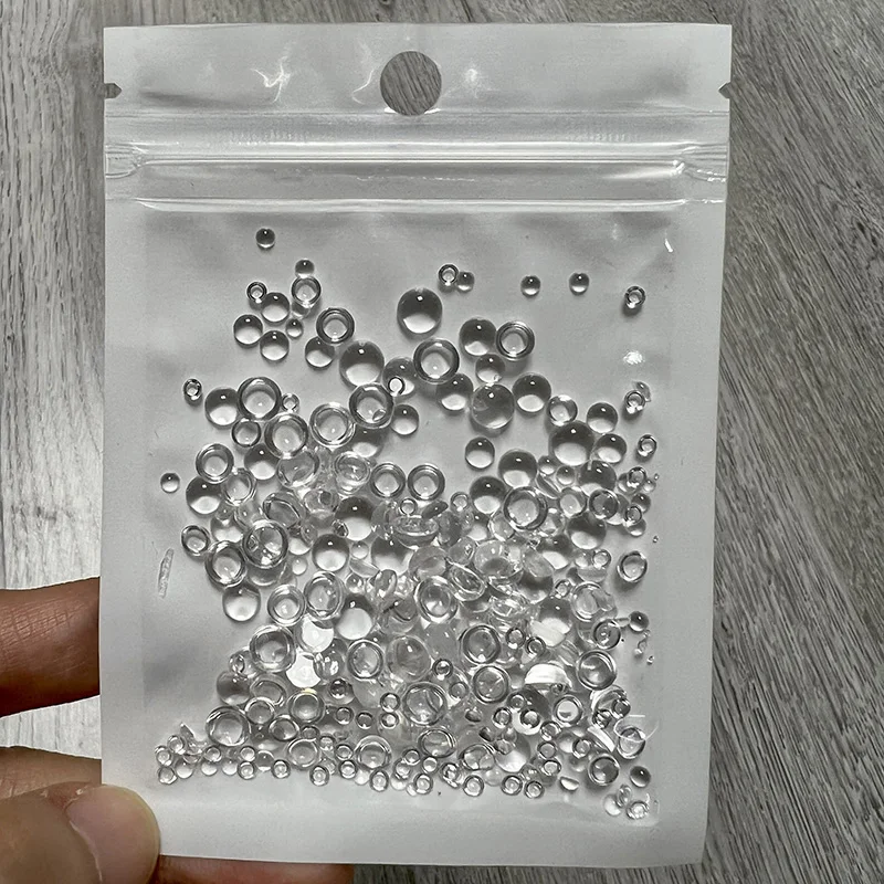 350pcs Clear Dewdrop Water Droplets Embellishments Simulation Round