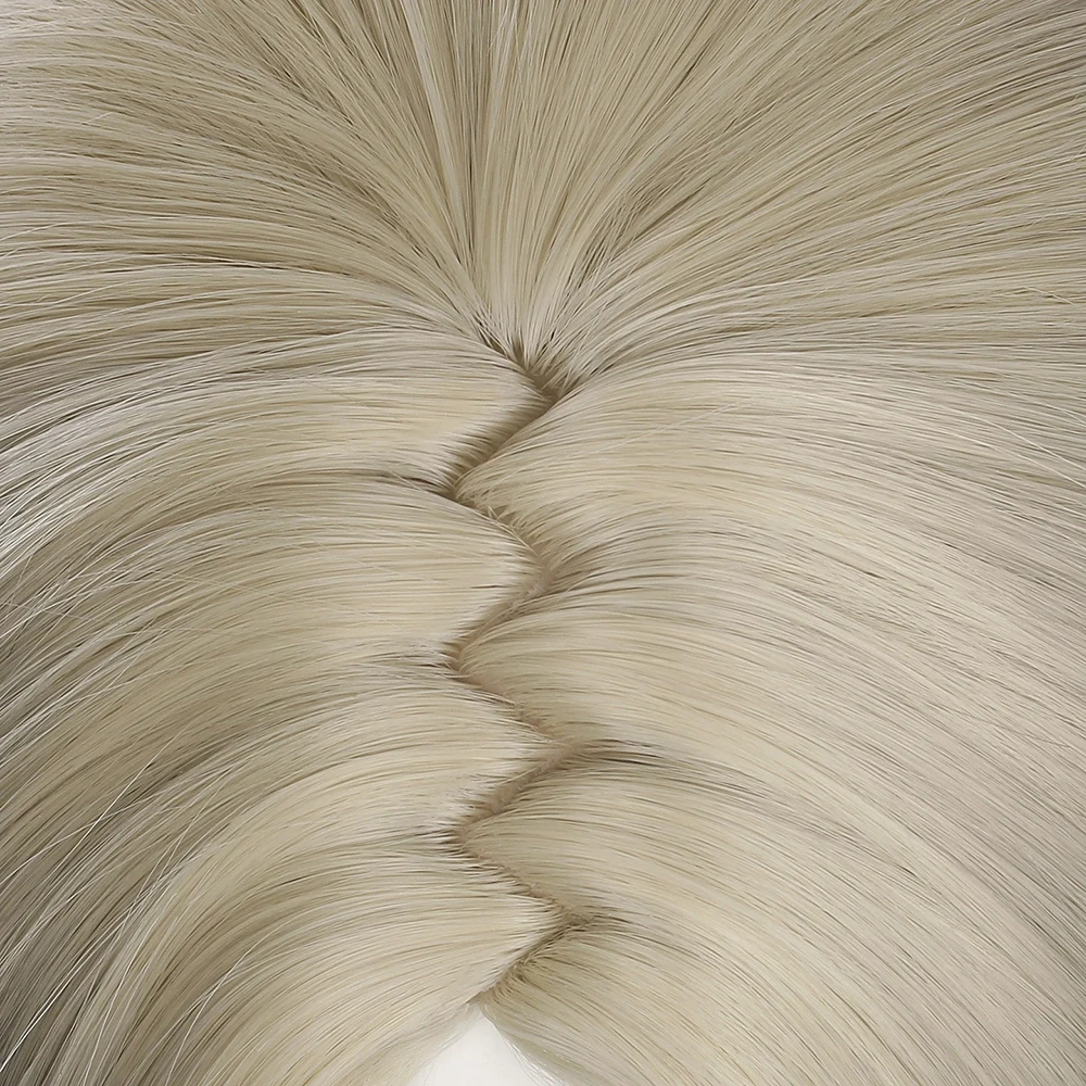 Generic Gradient Yellow Short Heat-Resistant Synthetic Wig for Cosplay Events