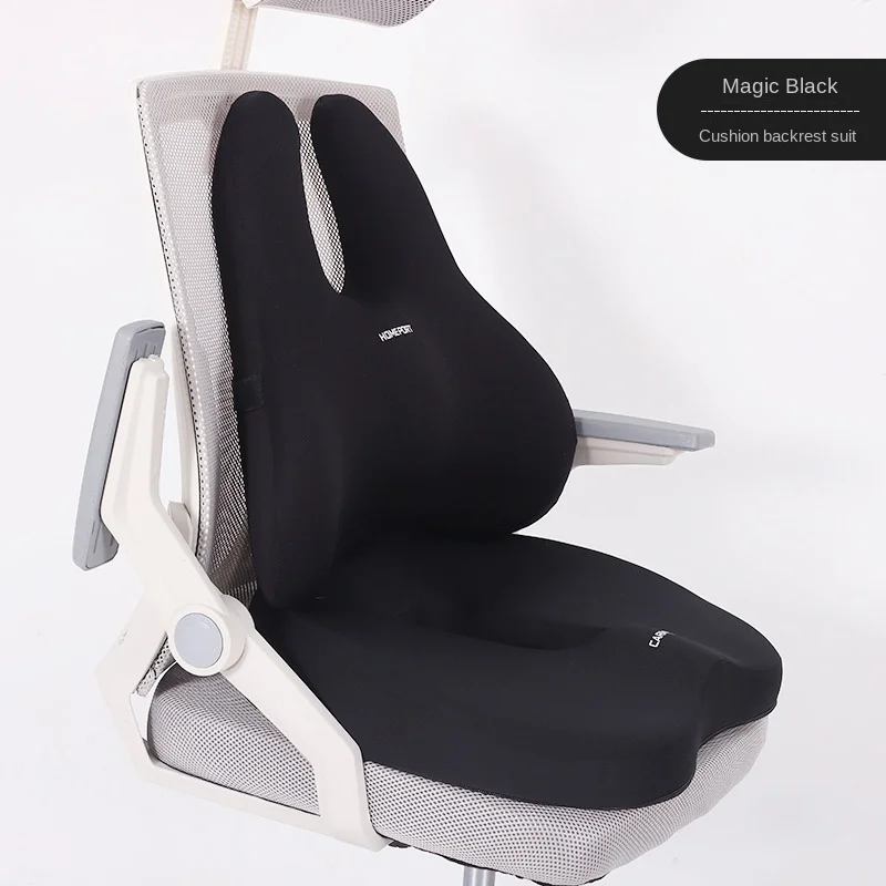 Ergonomic Memory Foam Seat & Back Support Cushion Set