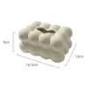 Tissue Holder Marshmallow Tissue Box Cover Valentines Day Decor Tissue Canister for Hotel Car Home Countertop Living Room 5
