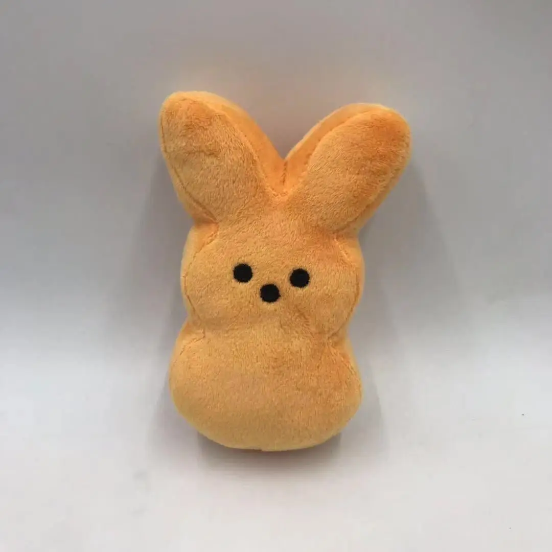3pcs 3 colors/lot mini Easter Bunny Plush Toy Hand Figure Ornament Doll Doll Birthday Gift Short Plush PP Cotton easter gift 6