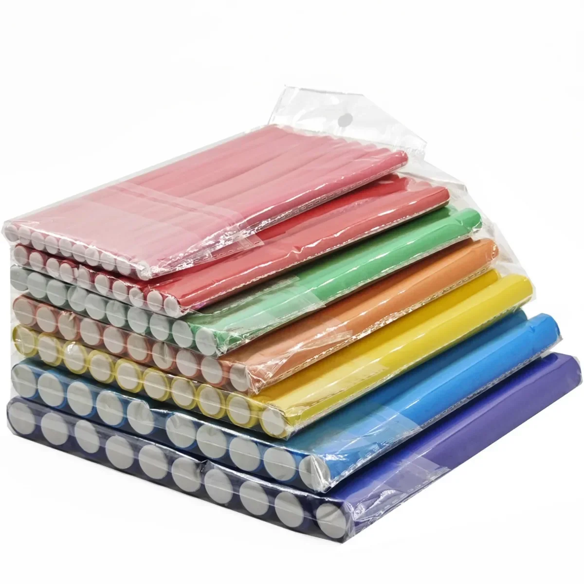 Flexible Hair Curling Rod Hair Curler Makers Soft Foam Bendy Twist Curls Flexi Rollers Styling Tools Roller No Heat 10pcs