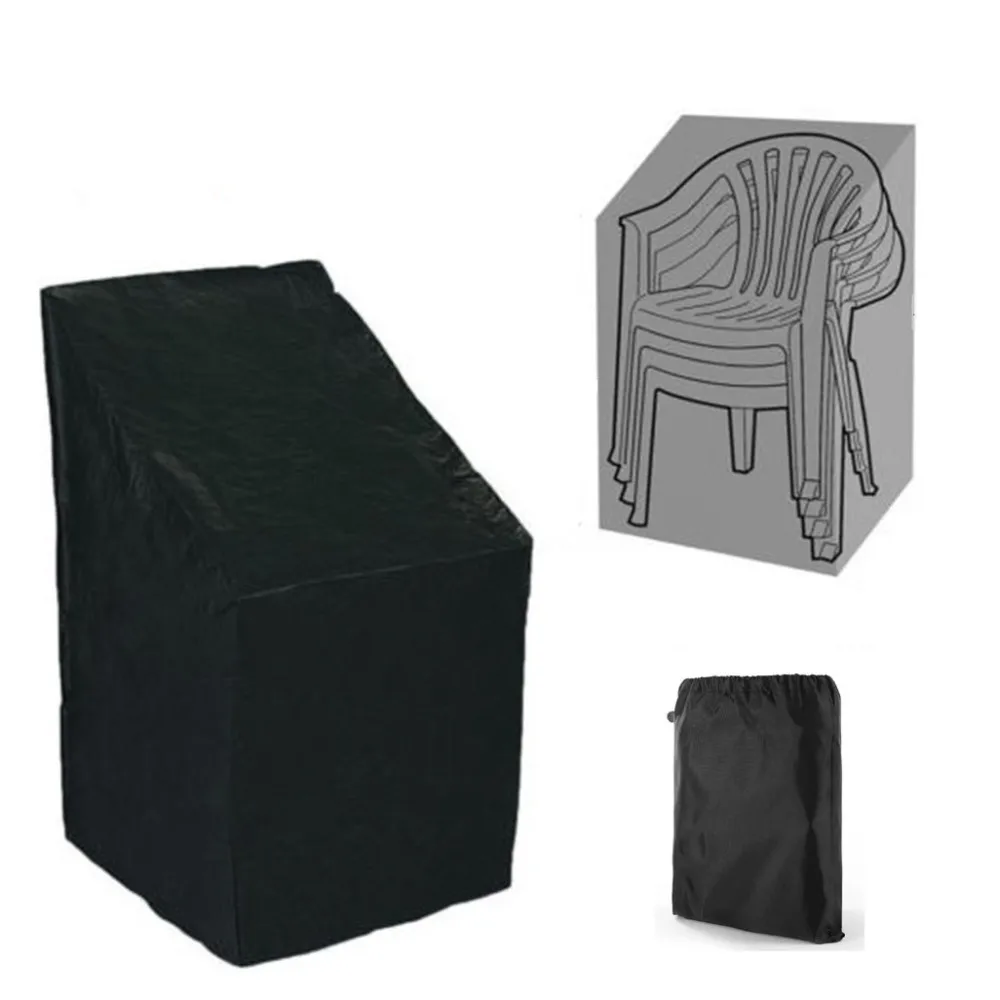 Outdoor Garden Chair Dust Cover with Storage Bag Furniture Waterproof