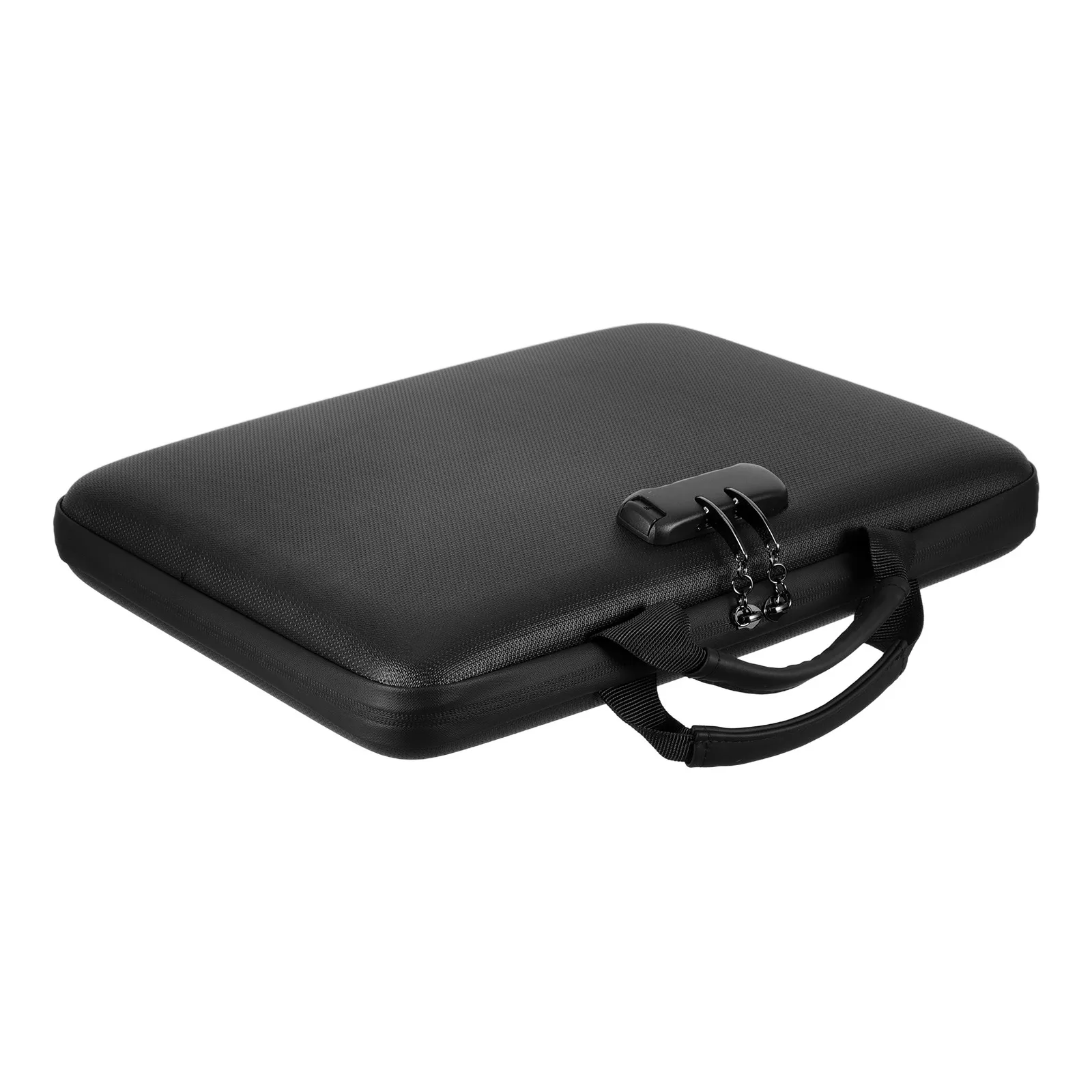 Fireproof Box Portable Folder 13 Pockets Lockable Organizer Case Travel Office Storage Bag Document Pocket_voghion.com