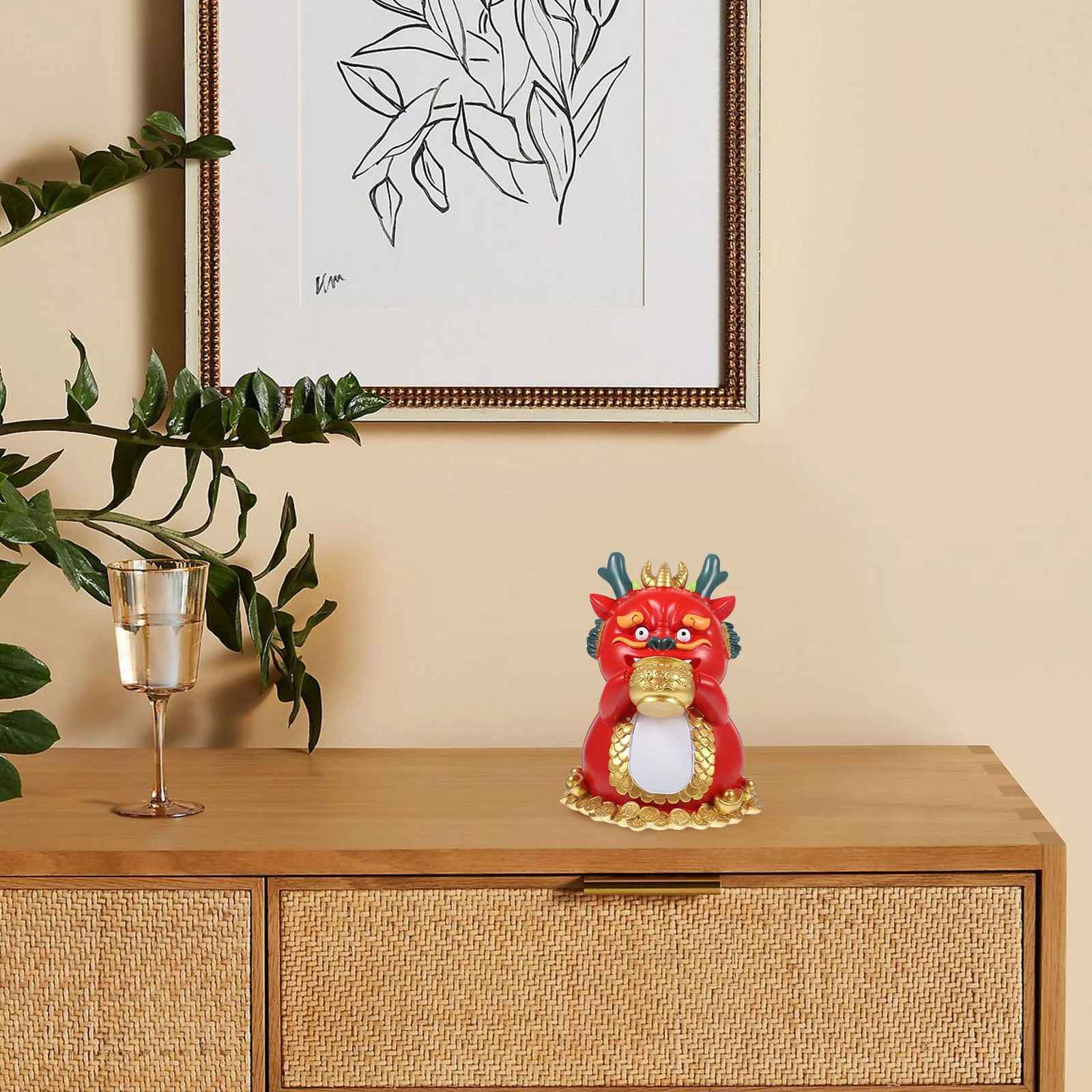 

Украшения для праздника Весны, копилка с драконом, подарки на память, декоративная банка для денег