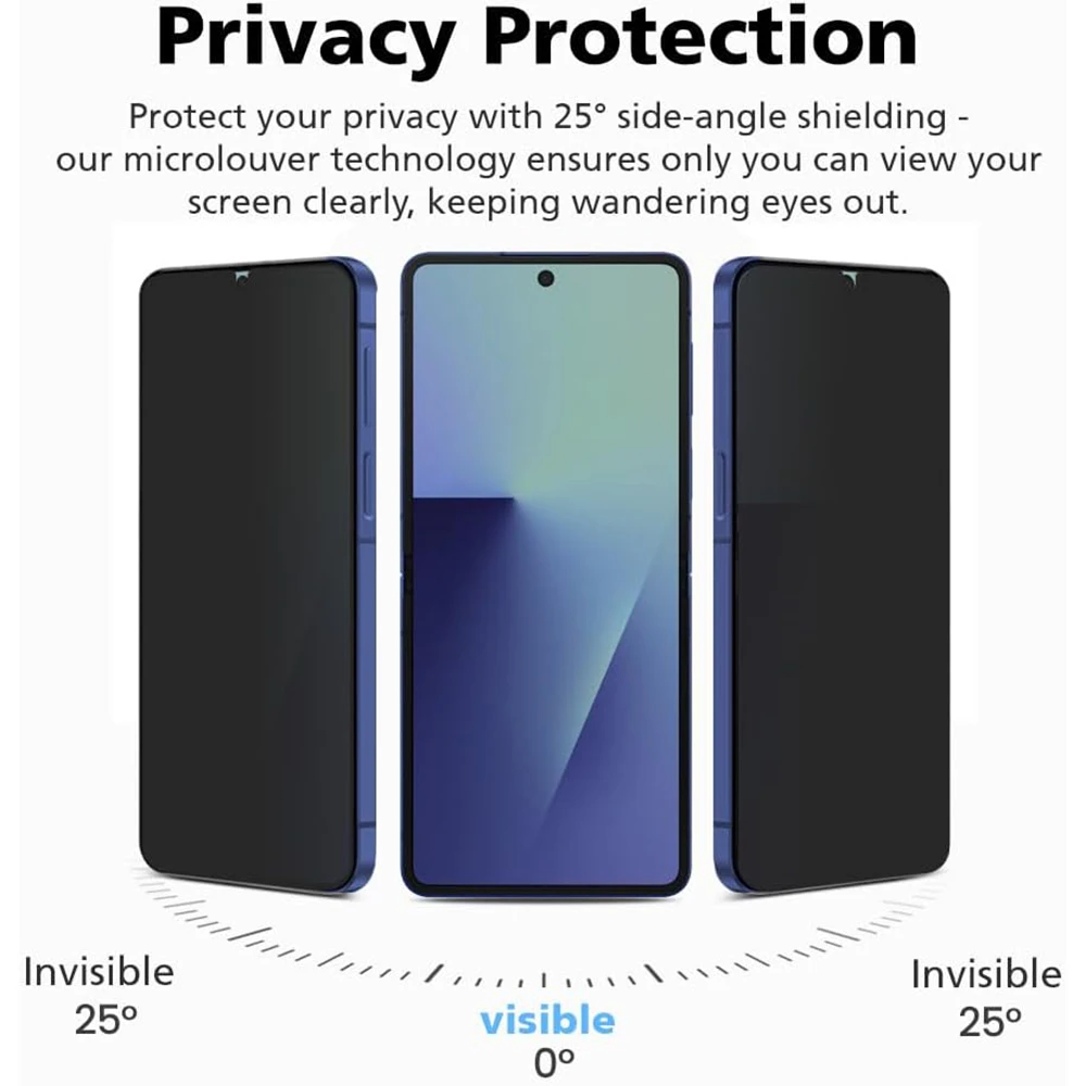 9-in-1 Privacy Screen and Camera Lens Protector with Tempered Glass