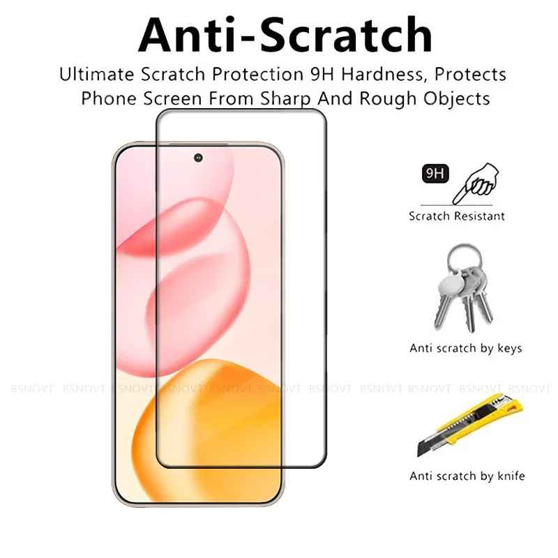 Premium Tempered Glass Full Cover Screen Protector for Honor 400 – 9H Hardness, Ultra-Clear, Phone Protection (1/2/3/4 Pack)