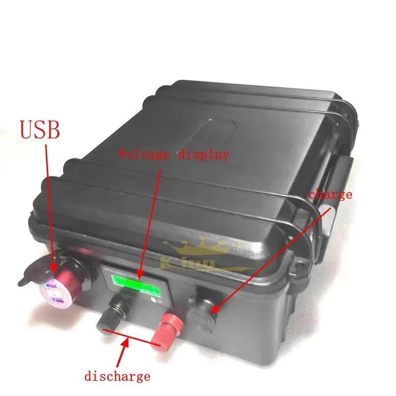 24V Rechargeable Power System with Charger for Backup Energy Storage