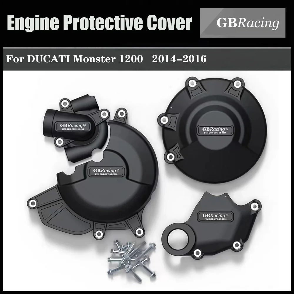 

Для мотоциклов Ducati Monster 1200 2014-2016, защитная крышка двигателя, для GB Racing