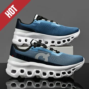 Marathon Men Sports Running Shoes Air Cushion Breathable Lightweight Male Comfortable Athletic Casual Sneakers Hiking Outdoor 1