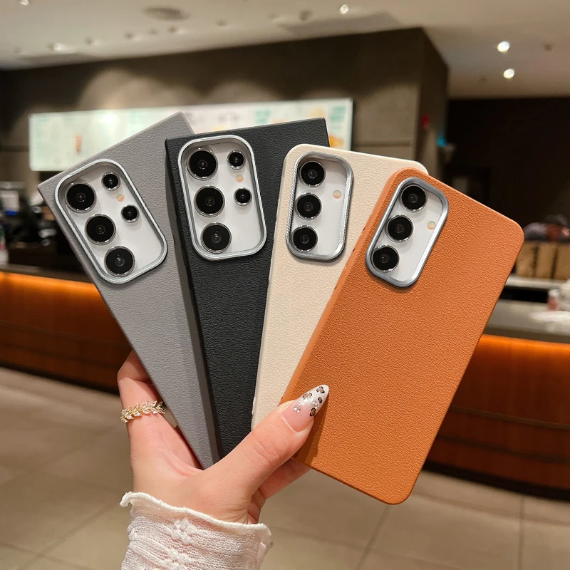 Leather Texture TPU Phone Case – Sleek and Durable Protection Cover