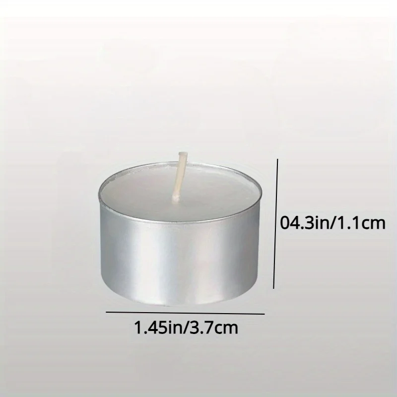 Unscented Tealight Candles , Smokeless Tea Light Candles, Votive Paraffin Candles with Cotton Wicks for Weddings, Home Decor