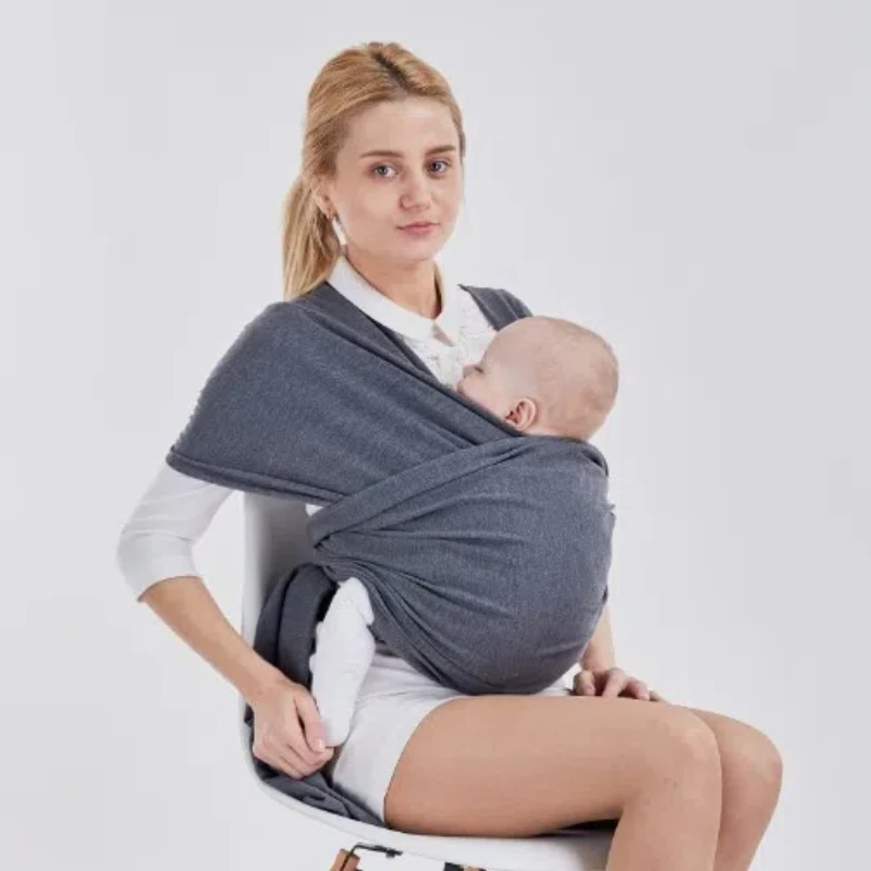 Baby Wrap Carrier Newborn to Toddler Stretchy Cotton Travel