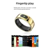 Smart Ring R08 Blood Oxygen Pressure Health Monitor 5ATM Waterproof Health and Sleep Monitor With Charging Case for Phone 1