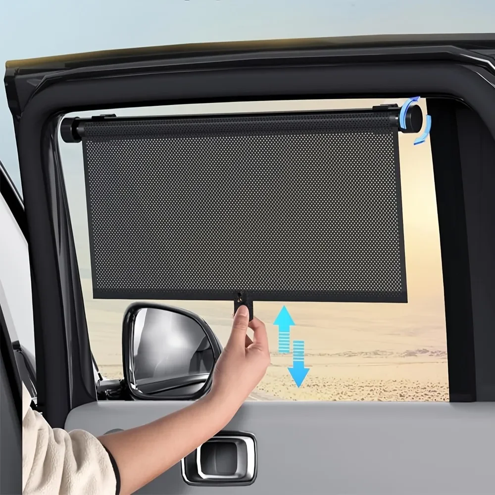 Car Sunshade, 1-piece Window Sunshade, Extendable Car Side Window Sunshade, Effectively Blocking Ultraviolet Rays