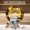 icafilas 5in1 Multiple Capsule Coffee Maker Machine Nespresso Small Capsule DG Cappuccino Pod Ground Coffee Kcup Cafeteria 19Bar 2