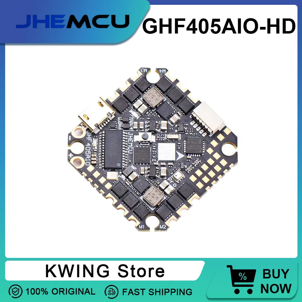 JHEMCU GHF405AIO-HD 40A AIO F405 F4 OSD ESC 2-6S Drone FPV