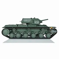 Henglong 1/16 Plastic Ver Scale 7.0 TK-70 Steel Gearbox FPV KV-1 360° Rotating RTR RC Tank Model 3878 Green Toy Car TH17463 2