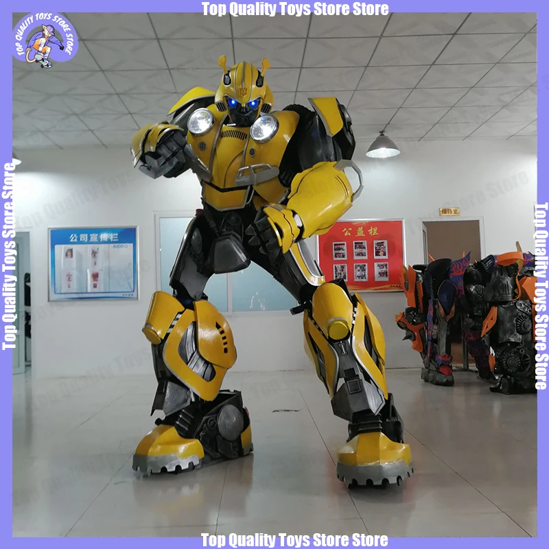 

Bumblebee 1:1 Human Size Easy Wearing Movie Cosplay Re Dino Adult Robot Costume Wearable Transformation Anime Suit Prop Birthday