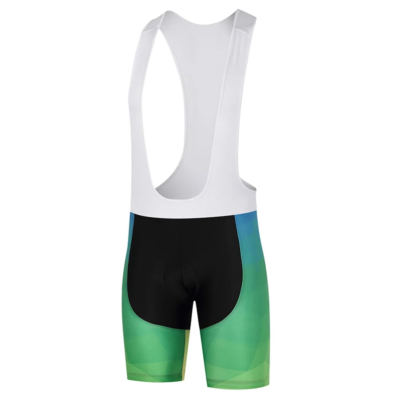 

Unisex Spring Summer Cycling Bib Shorts Breathable Bright Green Color Shorts 3D Protection Cushion Customized/Wholesale Service