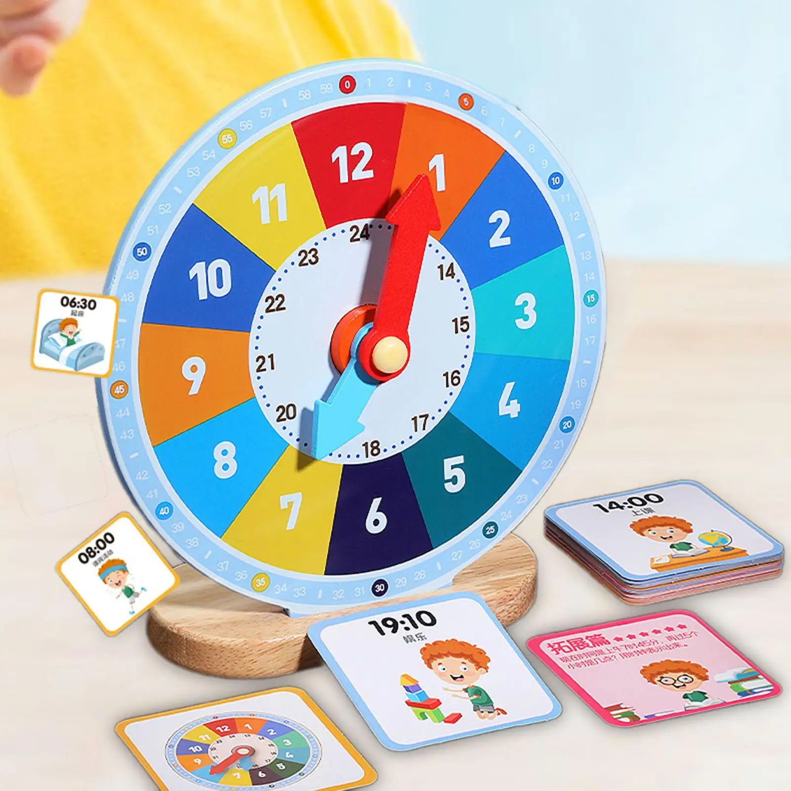 

Analog Teaching Clock Wall Clock Early Learning Learning Activities Telling Time