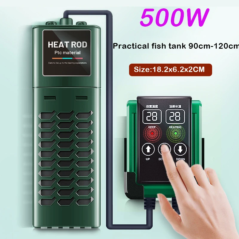 Aquarium Heizung 1200 W Aquarium Tauchen Smart LED Temperatur Display Einstellbare Wasser Heizstab Temperatur Control – Detail 20