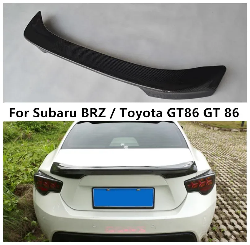 

Hot! Spoiler For Subaru BRZ / Toyota GT86 GT 86 2012-2020 Rear Wing Lip Tail Trunk Spoilers ABS/Carbon Fiber TRD Style