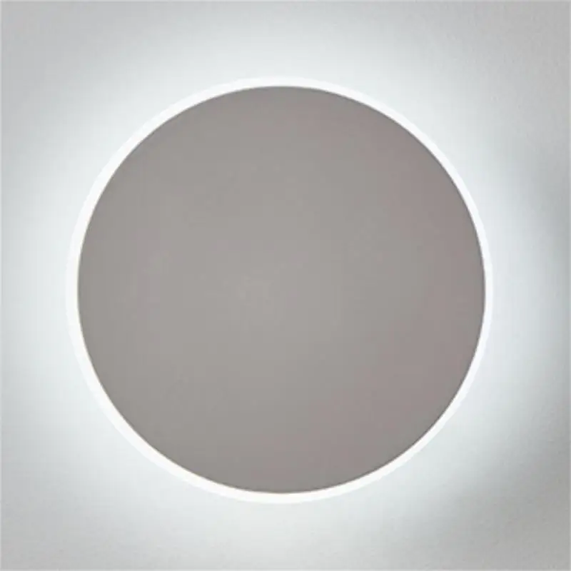 북유럽 침실 헤드 보드 터치 원형 벽 조명, 모던 미니멀리스트 복도 계단 벽 배경, LED 벽, 110V, 220V, 3 개