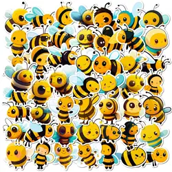 10/25/50pcs Cartoon Bee Festival Stickers for DIY Kindergarten Phone Laptop Guitar Helmet Travel Luggage Skateboard Kids DIY