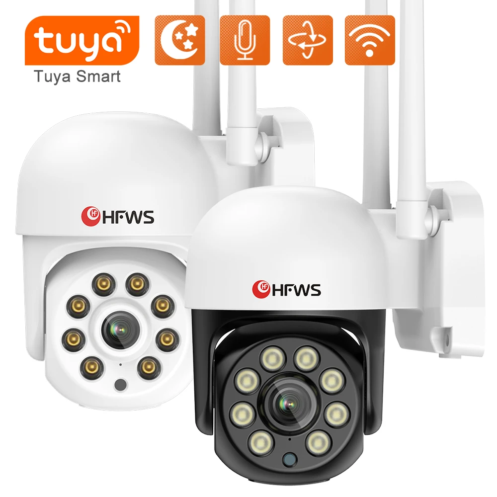 Tuya Smart Home 3MP PTZ Wifi Camera Outdoor Video Surveillance Cameras With Wifi Security Ip Camera For Home wifi camera ip camera surveillance camera wifi ip camera