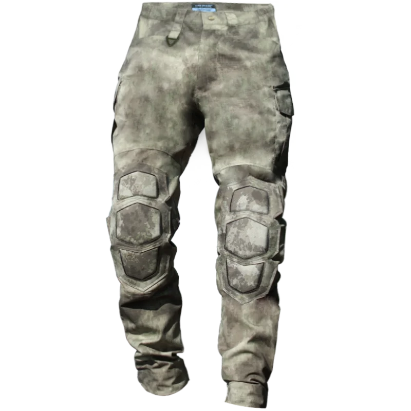 Special Forces Ruins Camouflage Pants, Turtle Shell, Knee Guard