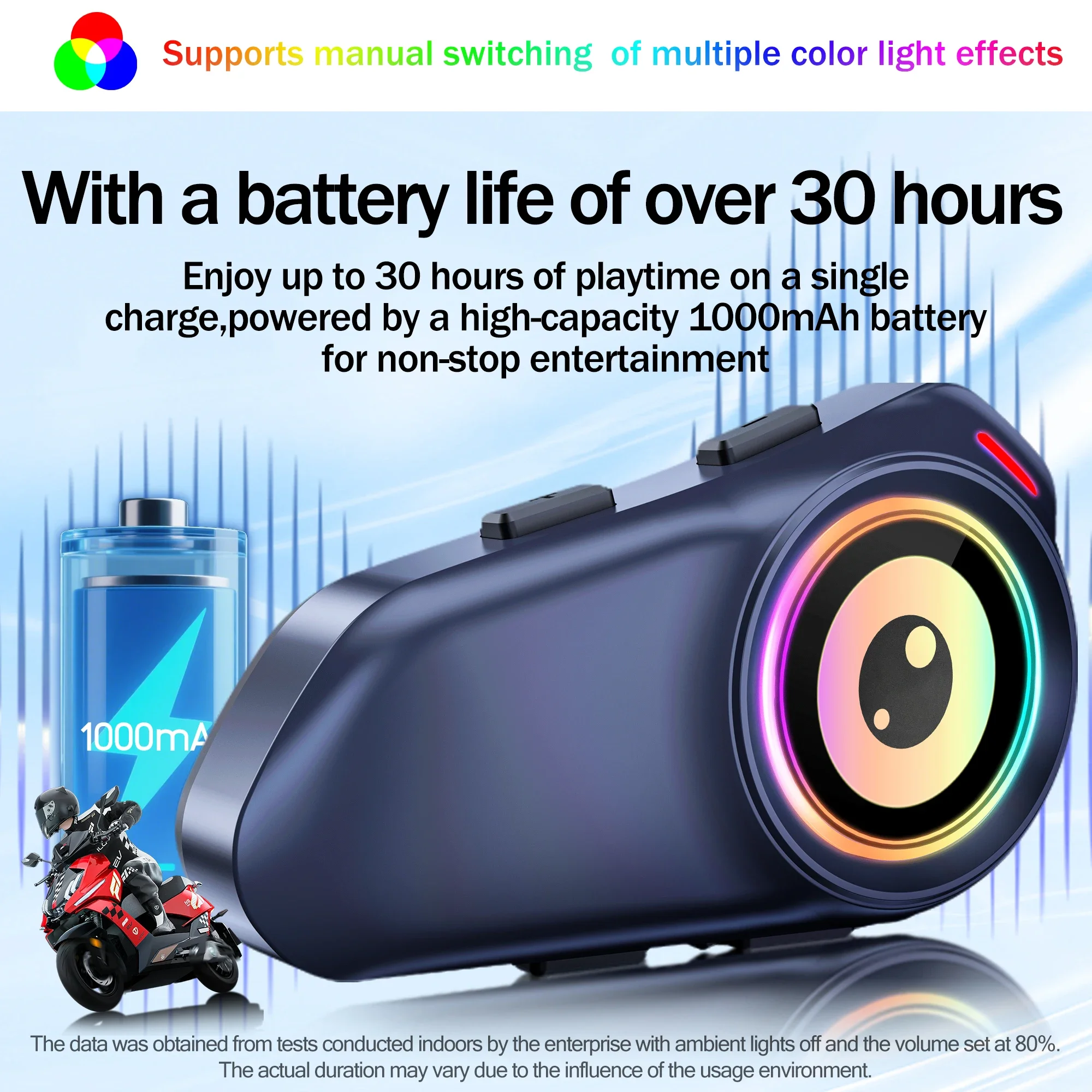 G1 Helmet Bluetooth Intercom Waterproof