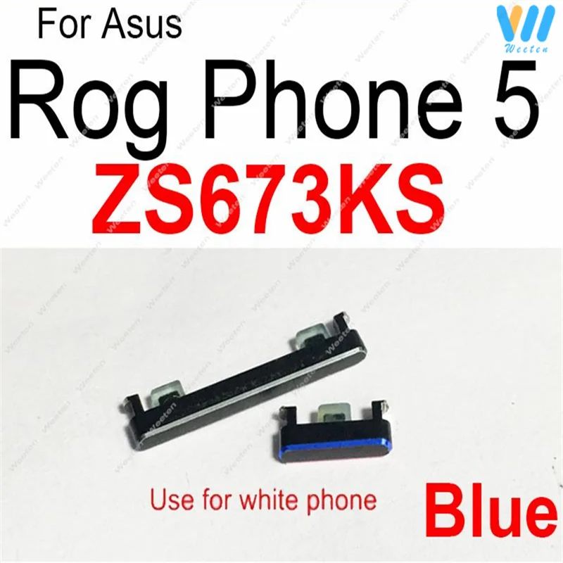 For ASUS ROG Phone 5 Rog 5 ON OFF Power Volume Side Buttons Keys