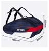 YONEX 2024 New Badminton Bag Tennis Bag Backpack Portable Handbag Racket Bag PU Large Capacity 3-12 Rackets Training Equipment 5