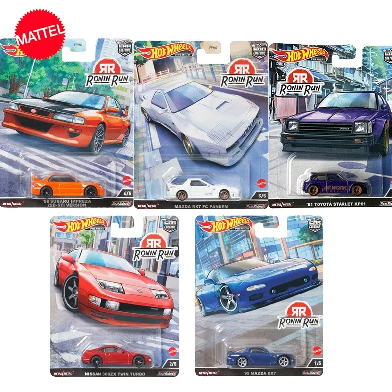 Hot Wheels Car Culture Race Day – Lot De 5 Voitures Miniatures 1:64 Neuves, édition 2023