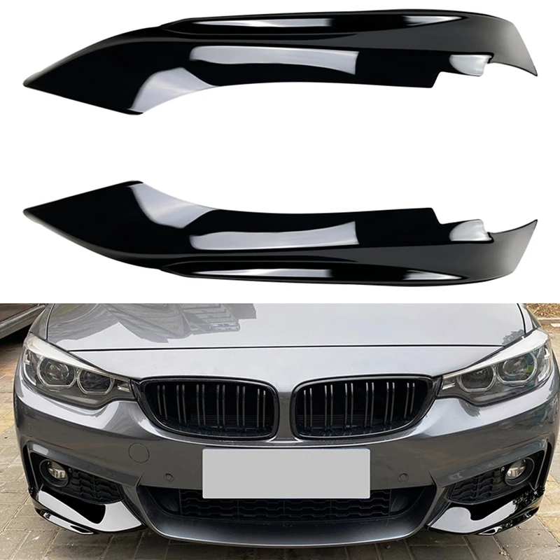 

For BMW 4-Series F32 F33 F36 M-Tech 2014-2020 Front Bumper Lip Angle Diffuser Splitter Spoiler Protector