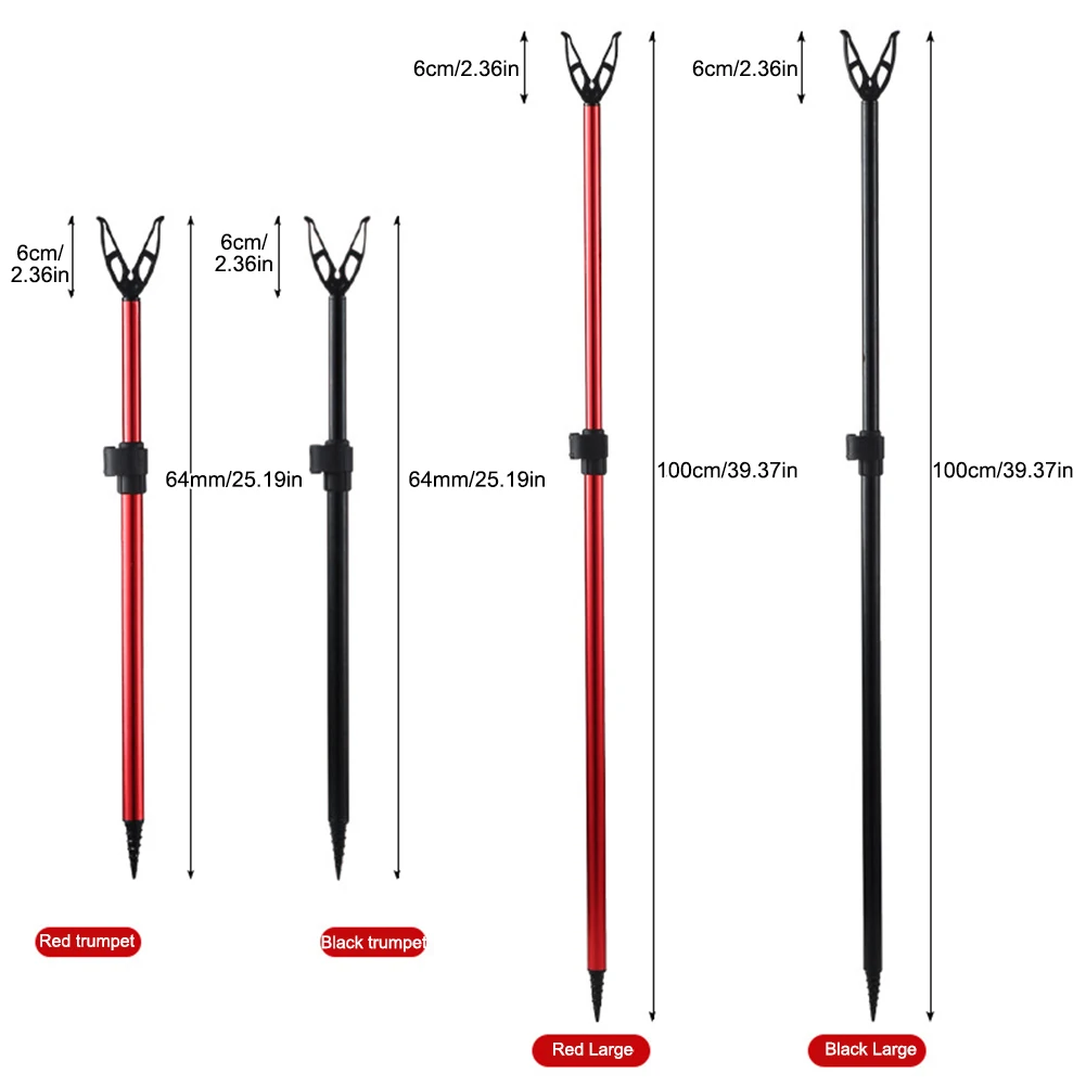 Carp Fishing Bank Sticks Lightweight Y Fishing Rod Holder Bracket