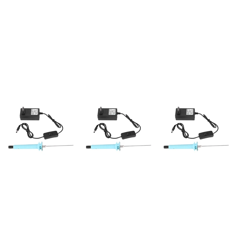 

3X Electric Foam Cutter 10Cm Cutting Pen + Electronic Adaptor Styrofoam Cut