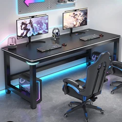 Black Adults Office Table Computer Work Studio Writing Standing Office Table Bedroom Executive Escritorios De Oficina Furniture