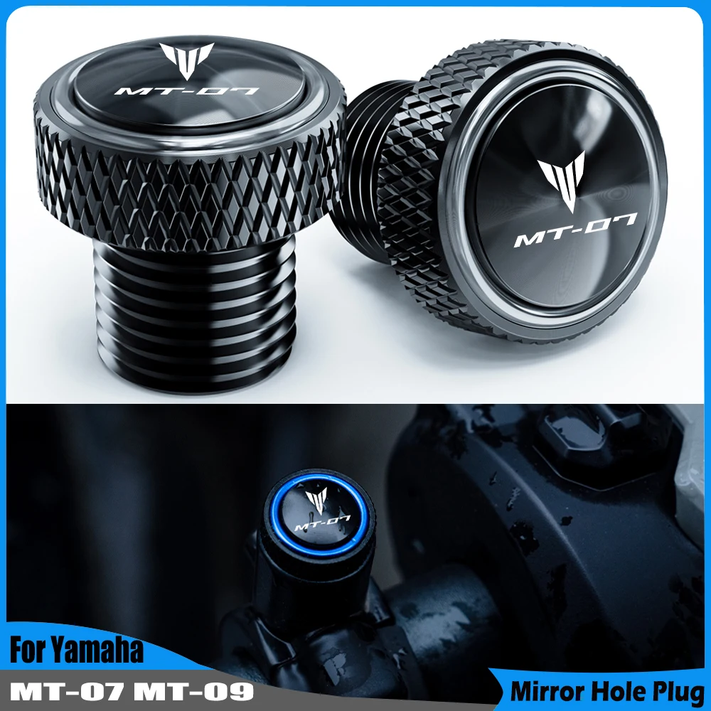 Compatible avec MT 07 MT07 MT 09 SP MT 10 FZ 09 FZ 07 MT09 MT07 MT10 MT125, Accessoires de Moto, Bouchons de Trou de Miroir, vis boulons (Color : Blue-MT, Size Compatible avec MT 07 MT07 MT 09 SP MT 10 FZ 09 FZ 07 MT09 MT07 MT10 MT125, Accessoires de Moto, Bouchons de Trou de Miroir, vis boulons (Color : Blue-MT, Size