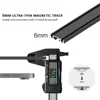 6MM Magnetic Led Track Light Magnet Spot Ceiling Lighting Rail Surface Lamp System Black White 110V 220V to 48V for Home Room 3