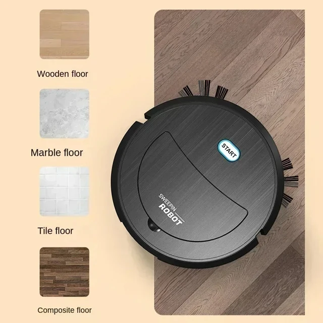 3 In 1 Smart Sweeping Robot Home Sweeper Intelligent Sweeping and Vacuuming Wireless Vacuum Cleaner Sweeping Robots For Home Use 5