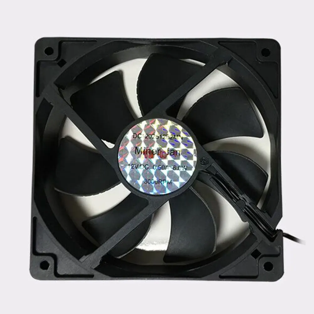 컴퓨터 방열판용 냉각 선풍기, 섀시 캐비닛 라디에이터 선풍기, 12V PC 박스