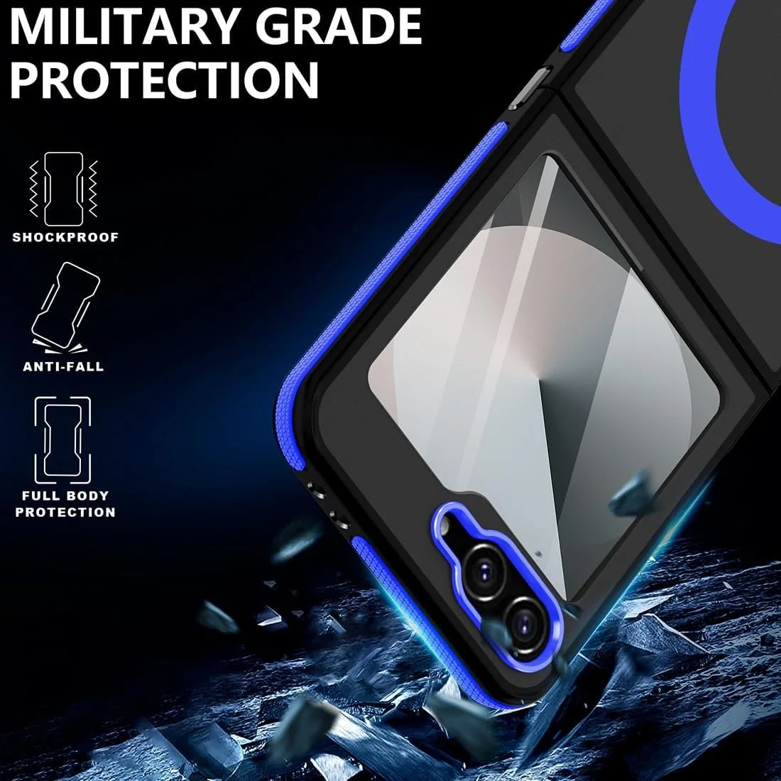Premium Matte Armor Magsafe Case for Samsung Galaxy Z Flip