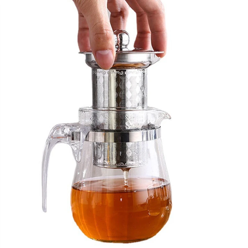 Tea Infuser Tea Strainer Tea Filter Stainless Steel Cylindrical Tea Infuser for Teapots Mugs Fine Mesh Tea Leaves Spice Strainer Diffuser Filter Kitchen Accessories