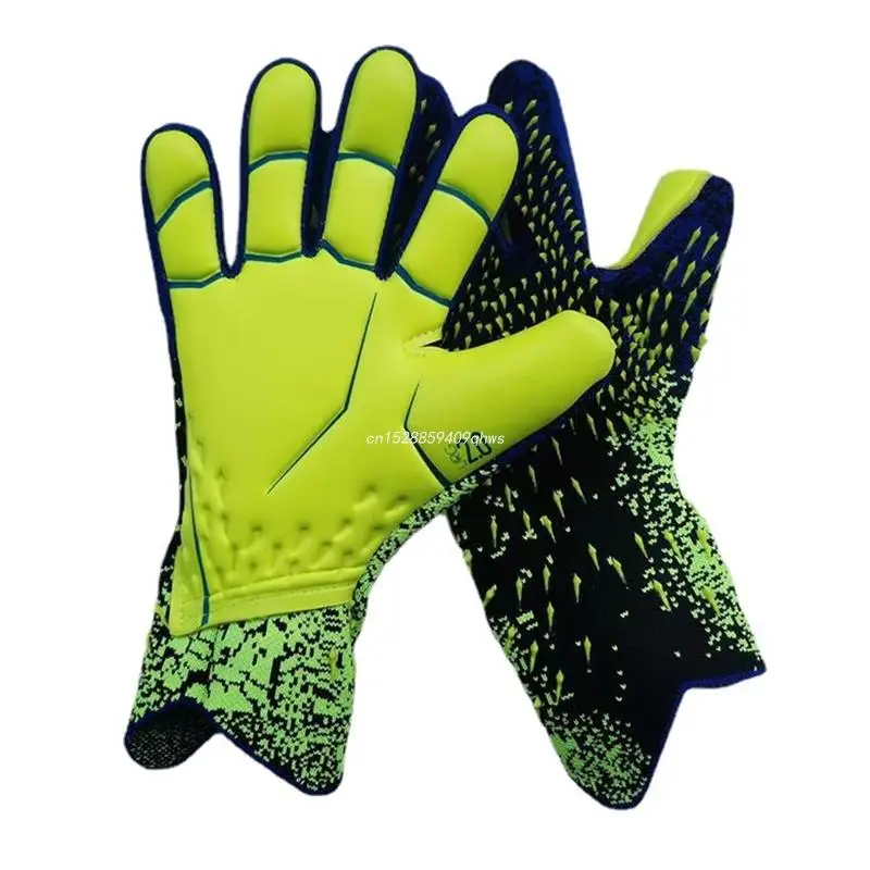 Goalie Soccer Glove Football Glove With Finger Support Goalkeeper Glove